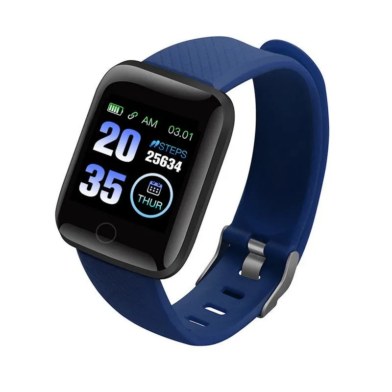 116plus 12 In 1 Waterproof Smart Watch Sports Fitness Tracker with Heart Rate Monitor for Men and Women