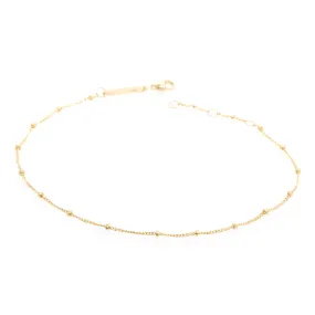 14k Gold Satellite Chain Bracelet