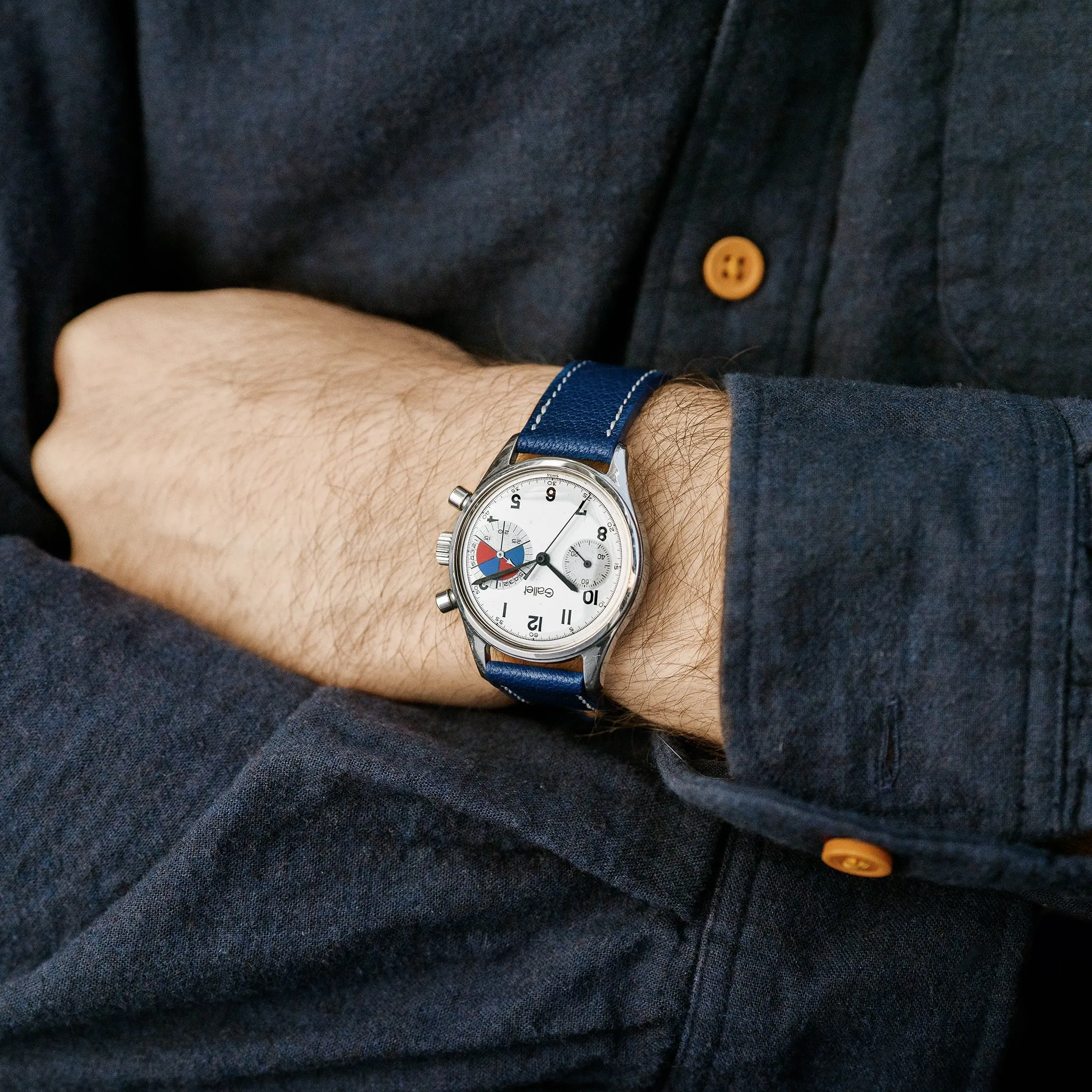 1960s Gallet MultiChron Yachting 'Big Eye' Chronograph