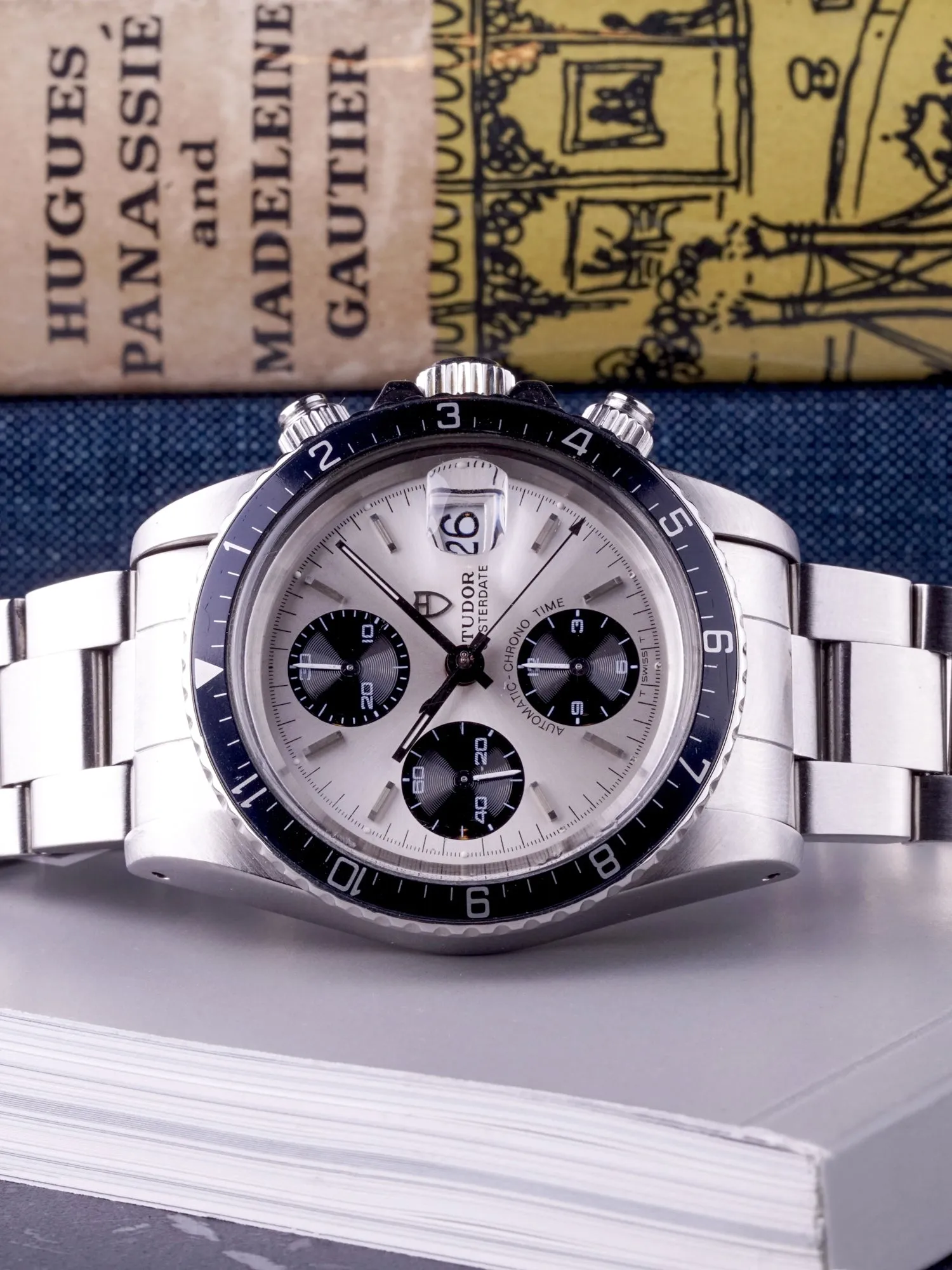 1990 Tudor Big Block Chronograph (Ref. 79170) Silver Dial