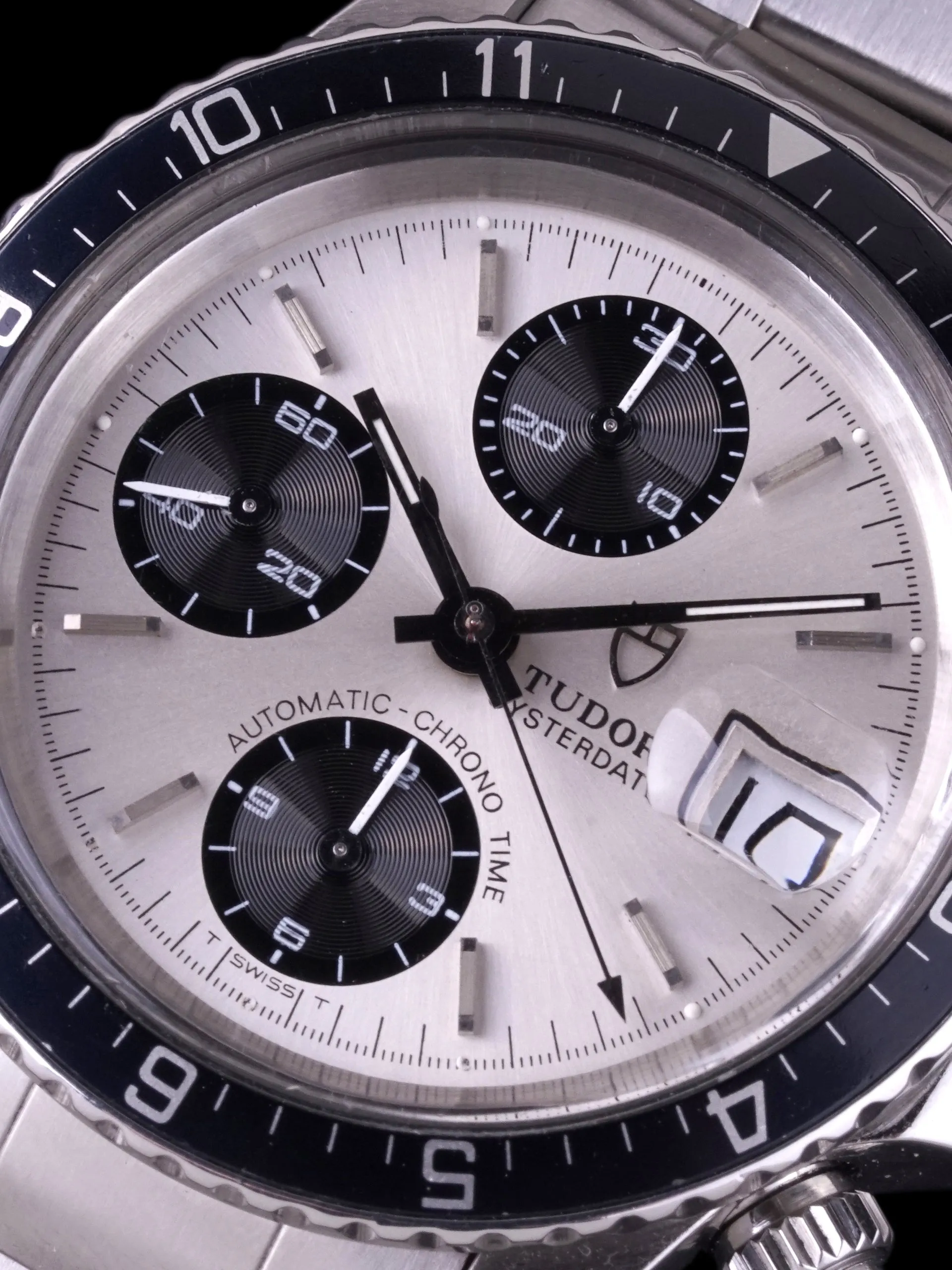 1990 Tudor Big Block Chronograph (Ref. 79170) Silver Dial