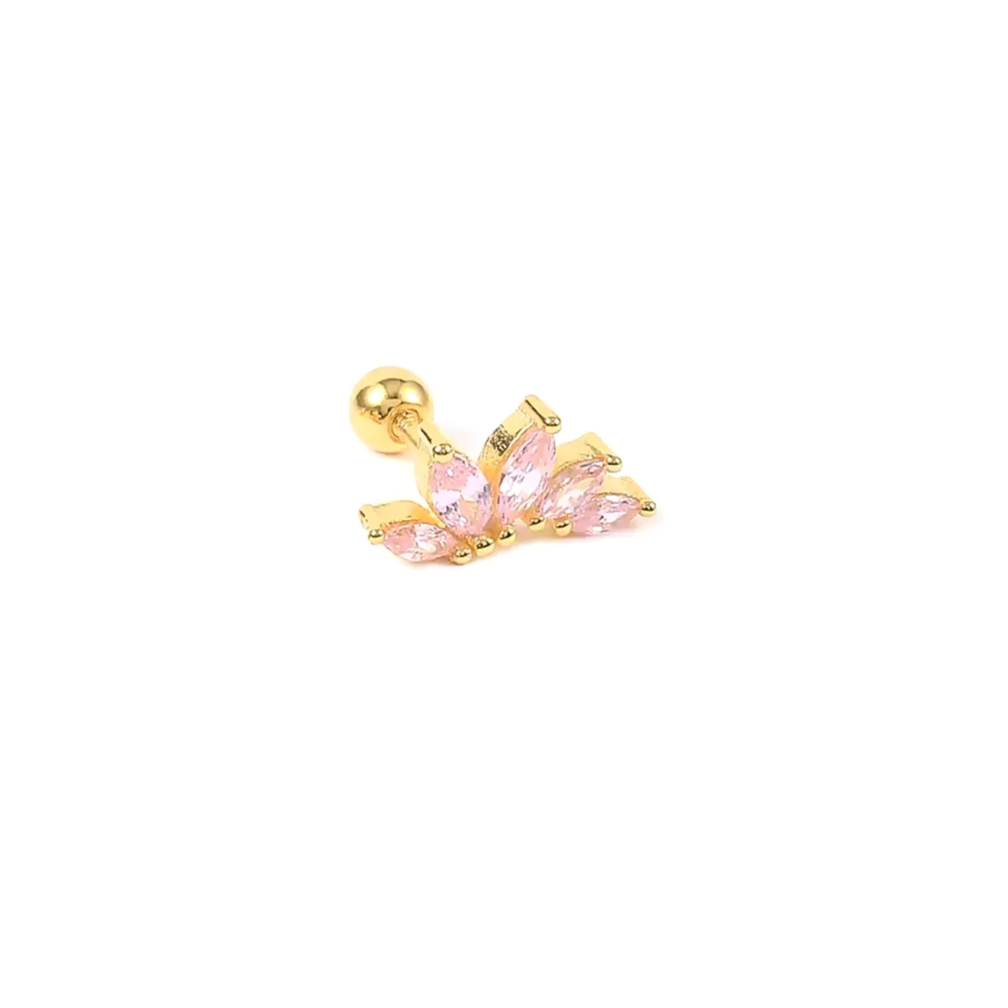 5 Graduated Marquise Piercing Stud Earring