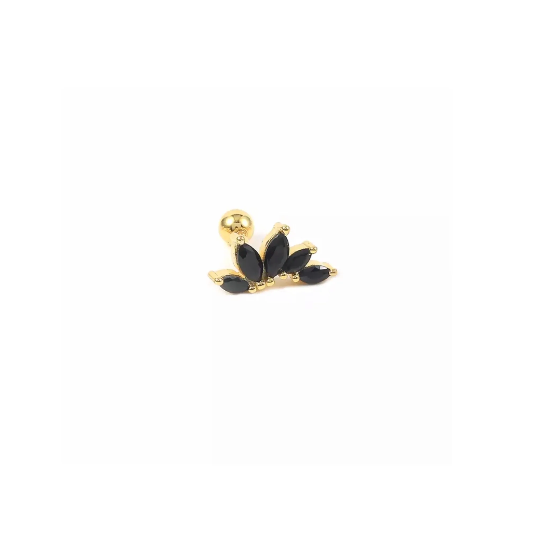 5 Graduated Marquise Piercing Stud Earring