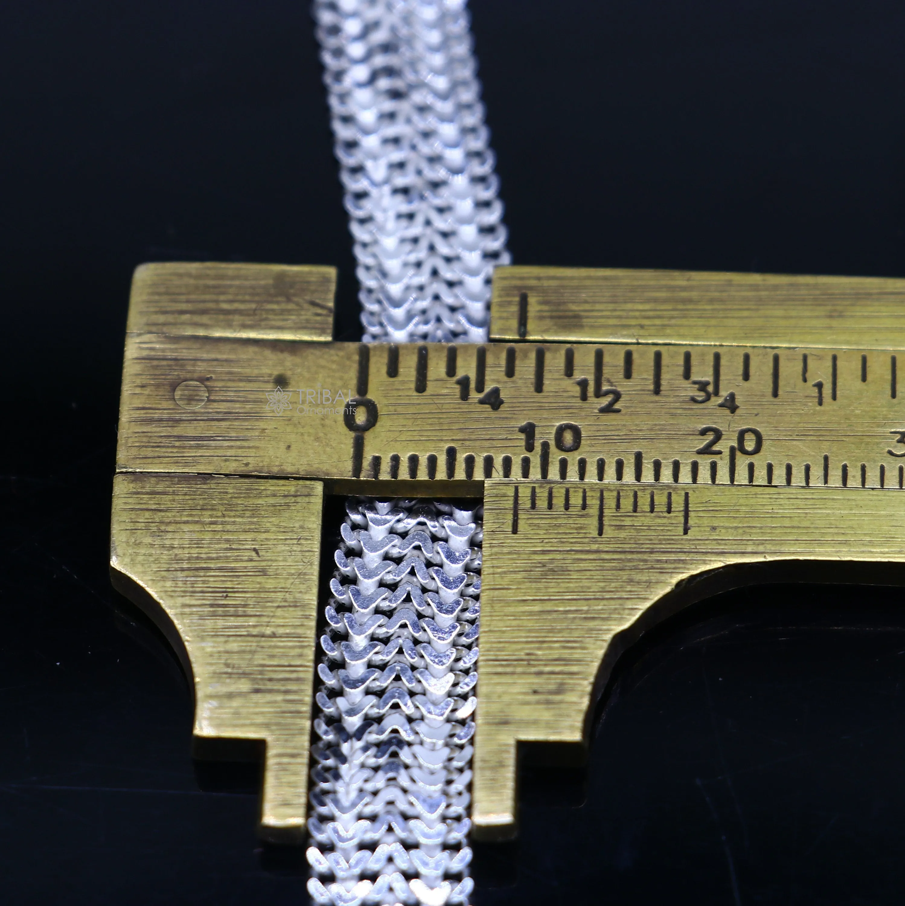 8mm 10.5" Long handmade 925 sterling silver amazing wheat chain design ankle bracelet, gift anklets customized belly dance jewelry ank610