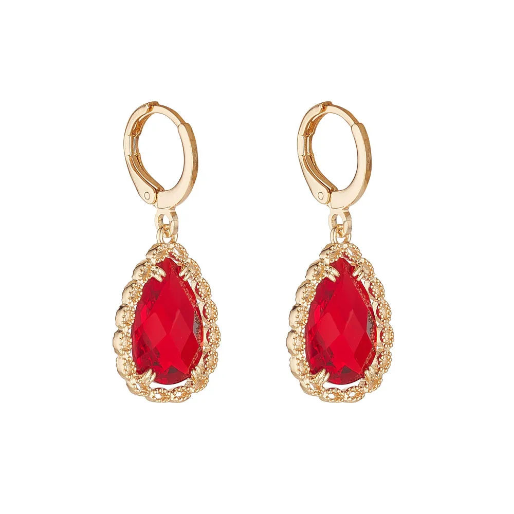 Adeline Ruby Earrings
