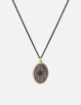Argyle Black Diamond Necklace, Gold Vermeil/Gray