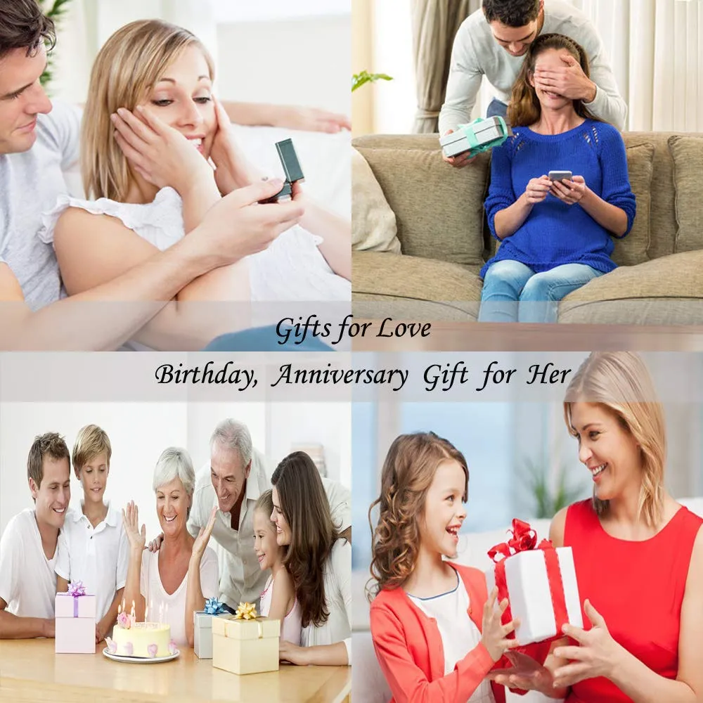 Birthday Gifts for Wife July Birthstone Jewelry for Mom Ruby Necklace Women Sterling Silver Endless Love Infinity Jewelry Endless Love Infinity Red Ruby Necklace