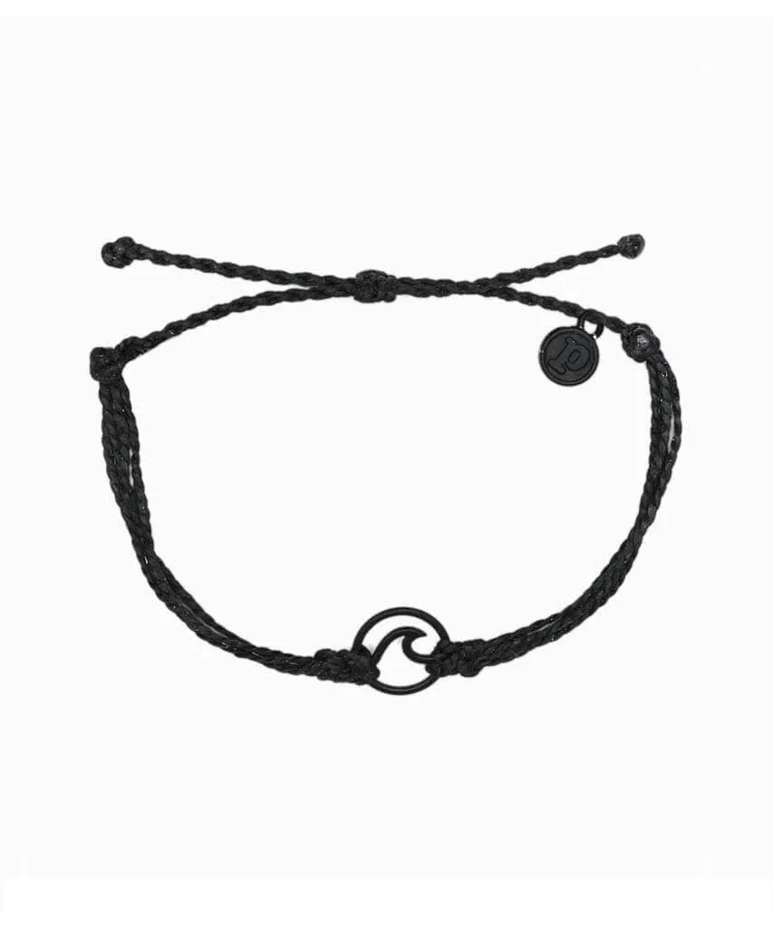 Black Wave Black Bracelet