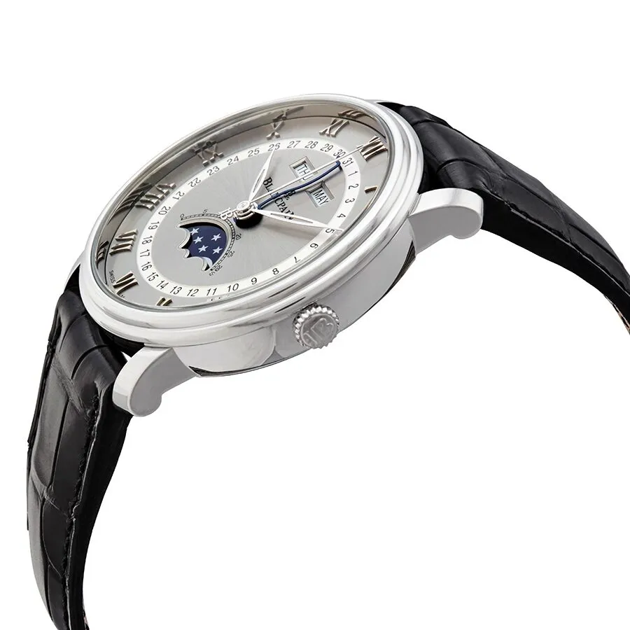 Blancpain Villeret Automatic Grey Dial Men's Watch 6654-1113-55B
