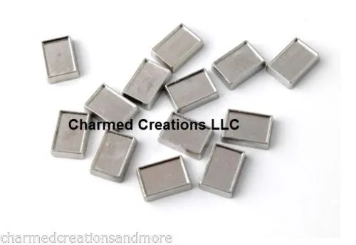 Blank DIY Rectangle Photo Floating Charms