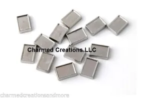 Blank DIY Rectangle Photo Floating Charms