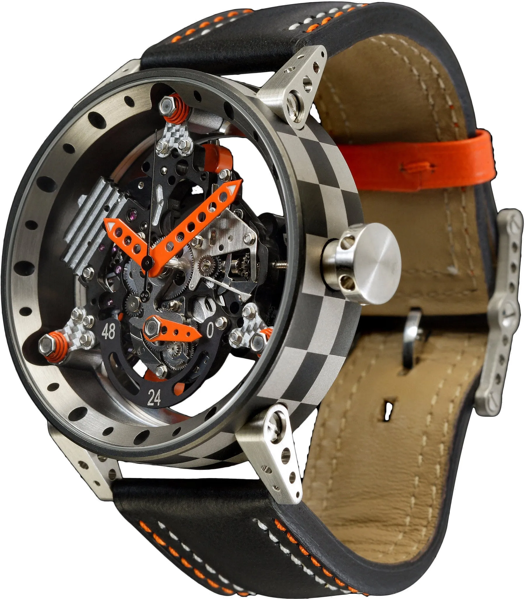 B.R.M Watch R-50 Orange Hands