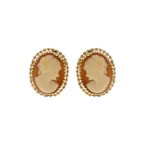 Cameo Stud Earrings