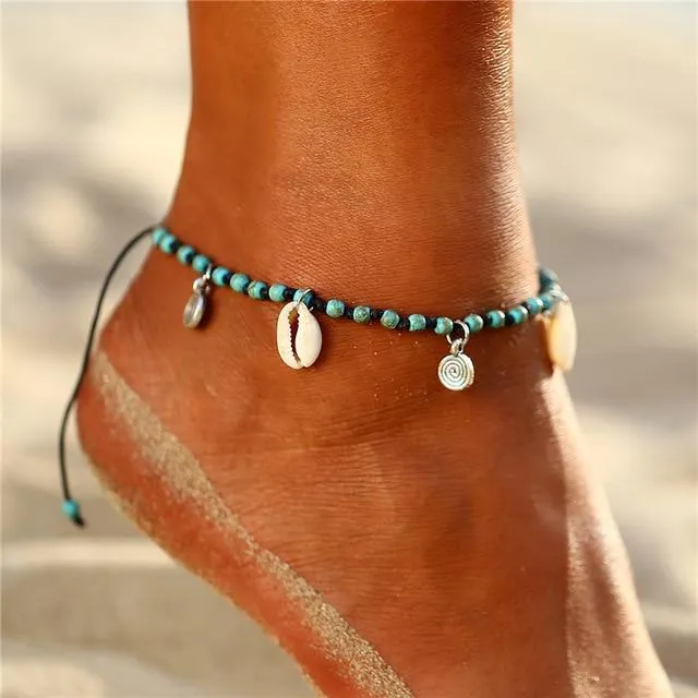 Colorful Bead Anklets