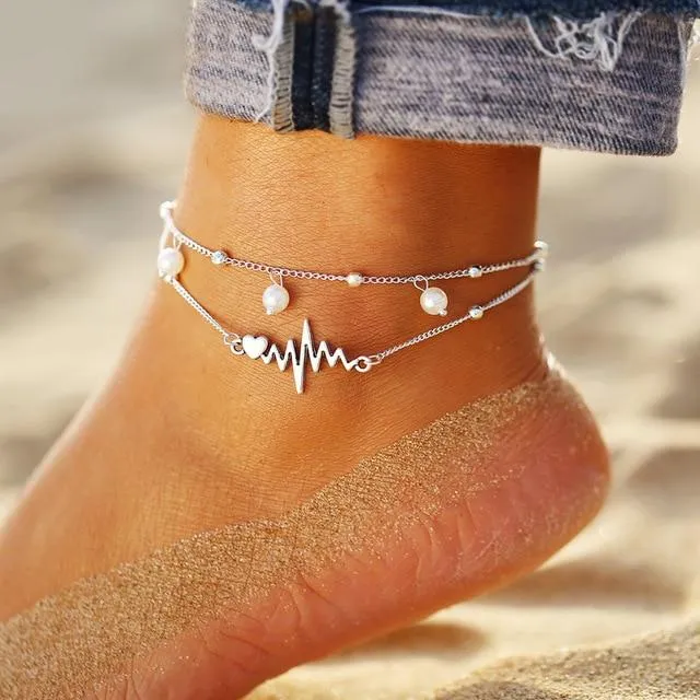 Colorful Bead Anklets