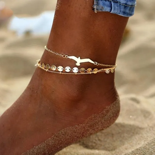 Colorful Bead Anklets