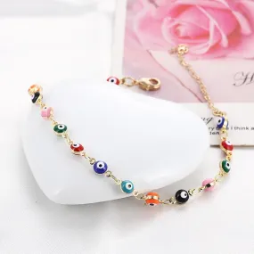 Colorful Bead Anklets