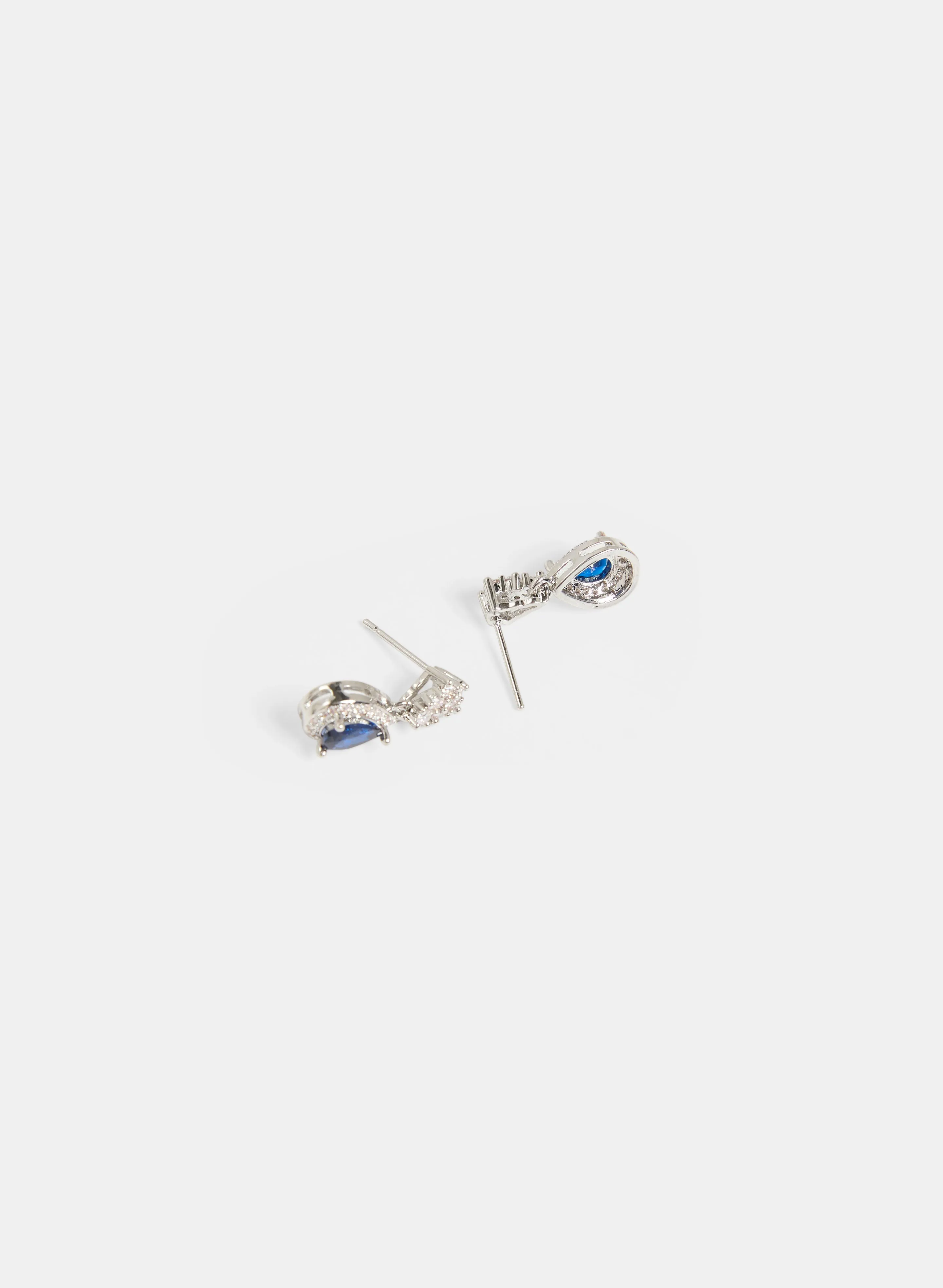 Cubic Zirconia Teardrop Earrings