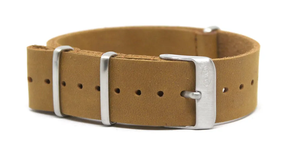 CWC WAXY LEATHER WATCH STRAP