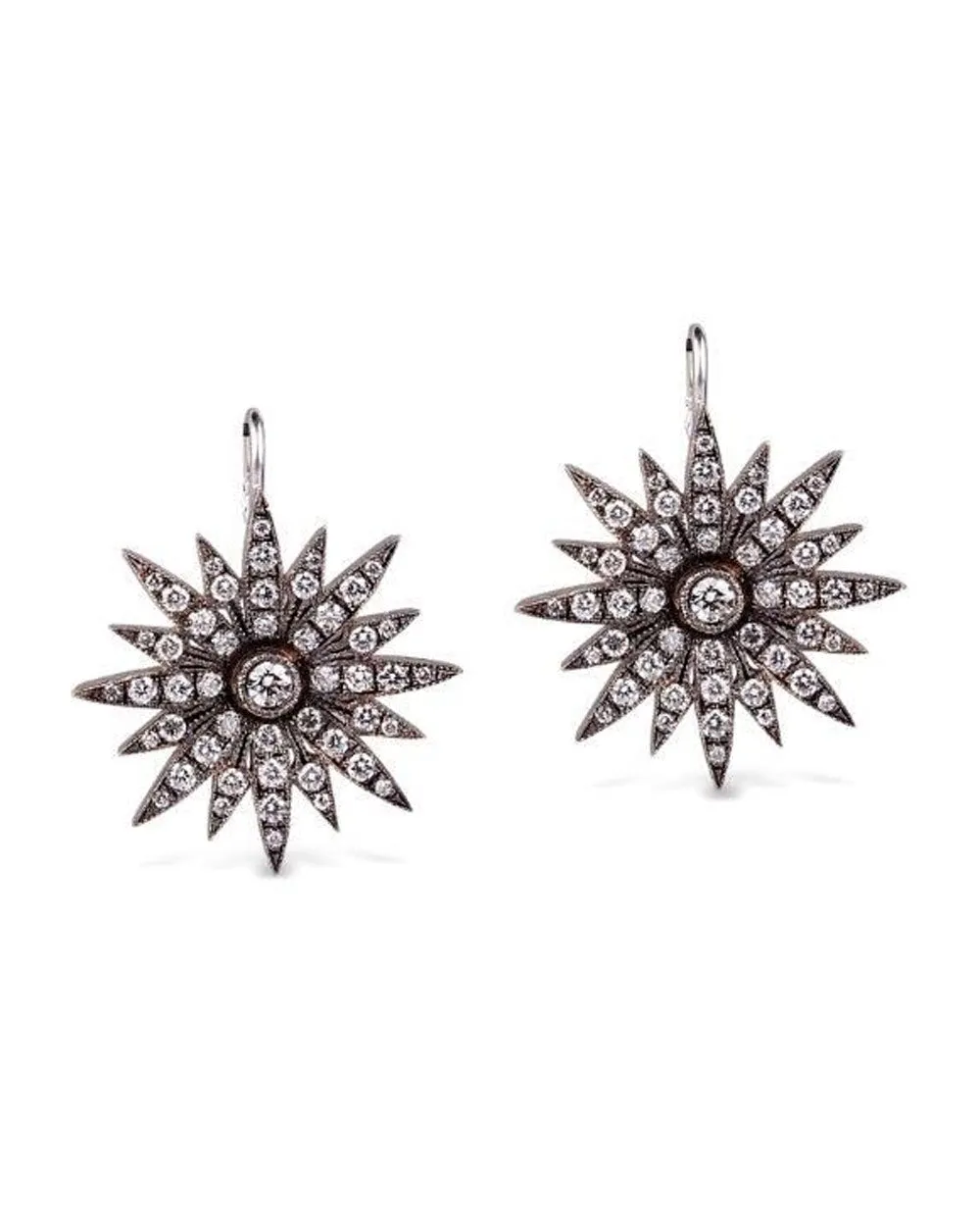 Diamond Starburst Earrings