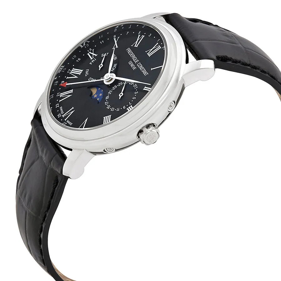 Frederique Constant Classics Moonphase Black Dial Men's Watch FC-270BR4P6