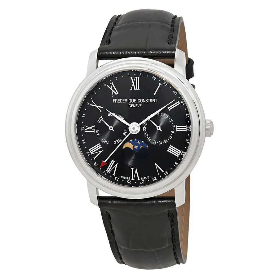 Frederique Constant Classics Moonphase Black Dial Men's Watch FC-270BR4P6
