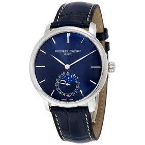 Frederique Constant Slimline Automatic Moonphase Blue Dial Men's Watch FC-705N4S6