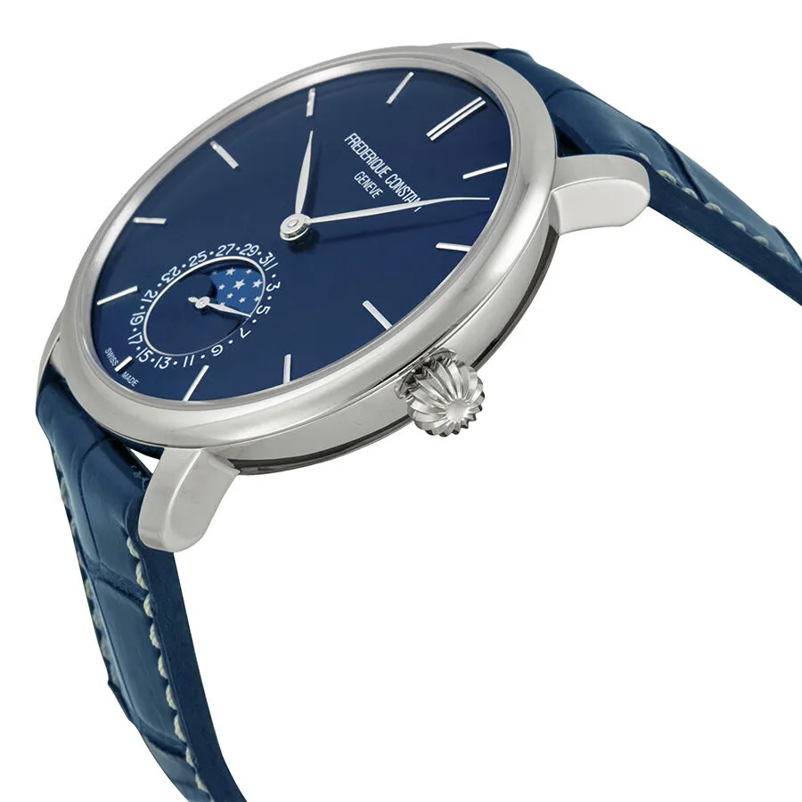 Frederique Constant Slimline Automatic Moonphase Blue Dial Men's Watch FC-705N4S6