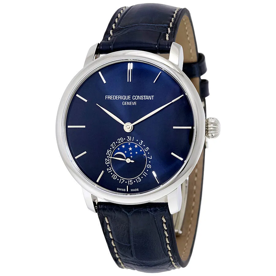 Frederique Constant Slimline Automatic Moonphase Blue Dial Men's Watch FC-705N4S6