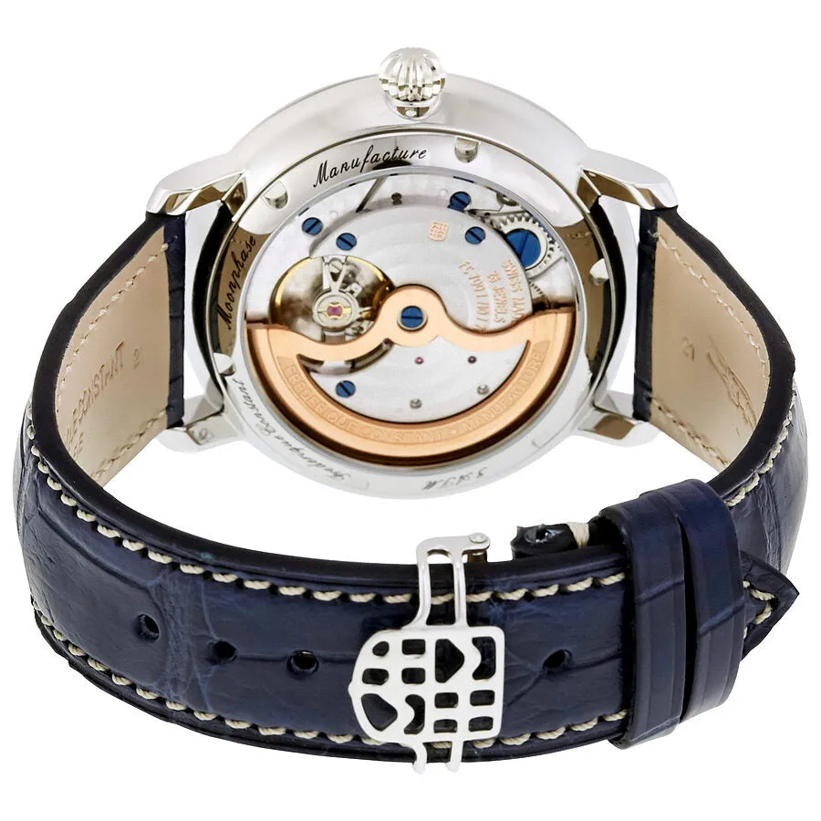 Frederique Constant Slimline Automatic Moonphase Blue Dial Men's Watch FC-705N4S6