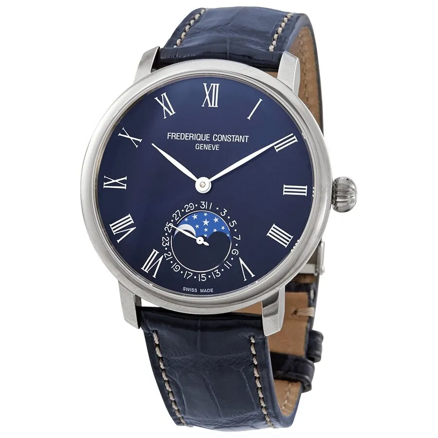 Frederique Constant Slimline Moonphase Automatic Men's Watch FC-705NR4S6