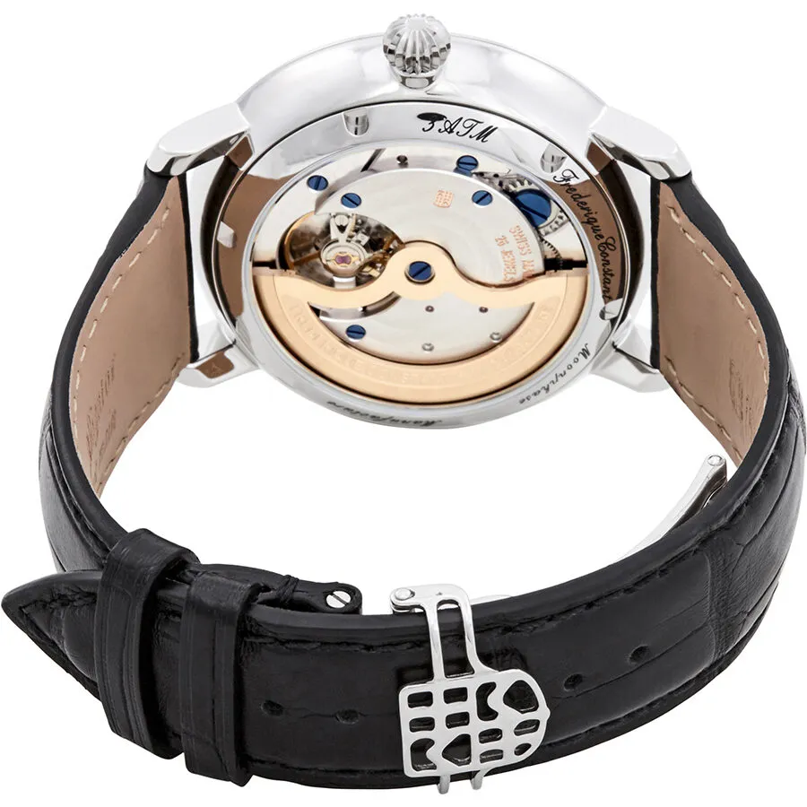 Frederique Constant Slimline Moonphase Automatic Men's Watch FC-705WR4S6