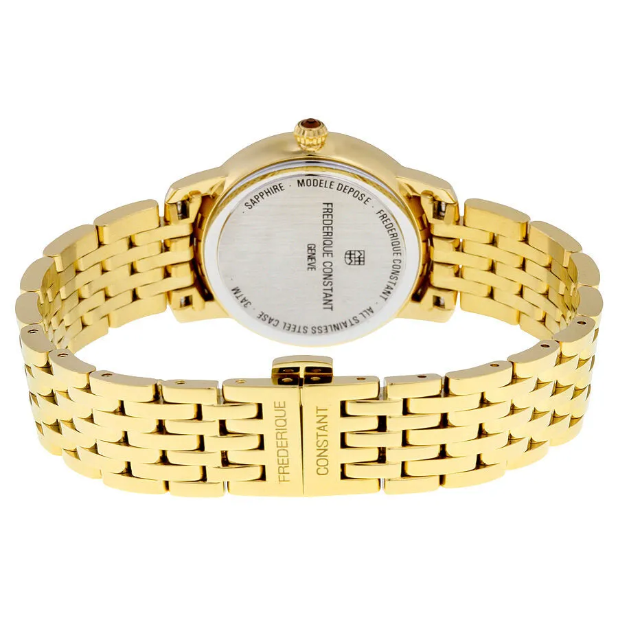 Frederique Constant Slimline Moonphase Mother of Pearl Dial Ladies Watch FC-206MPWD1S5B
