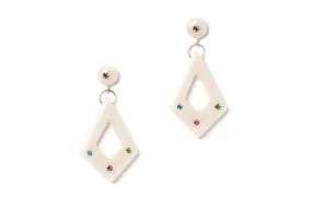 Frosted Gems Drop Earrings