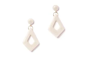 Frosted Pearls Drop Earrings