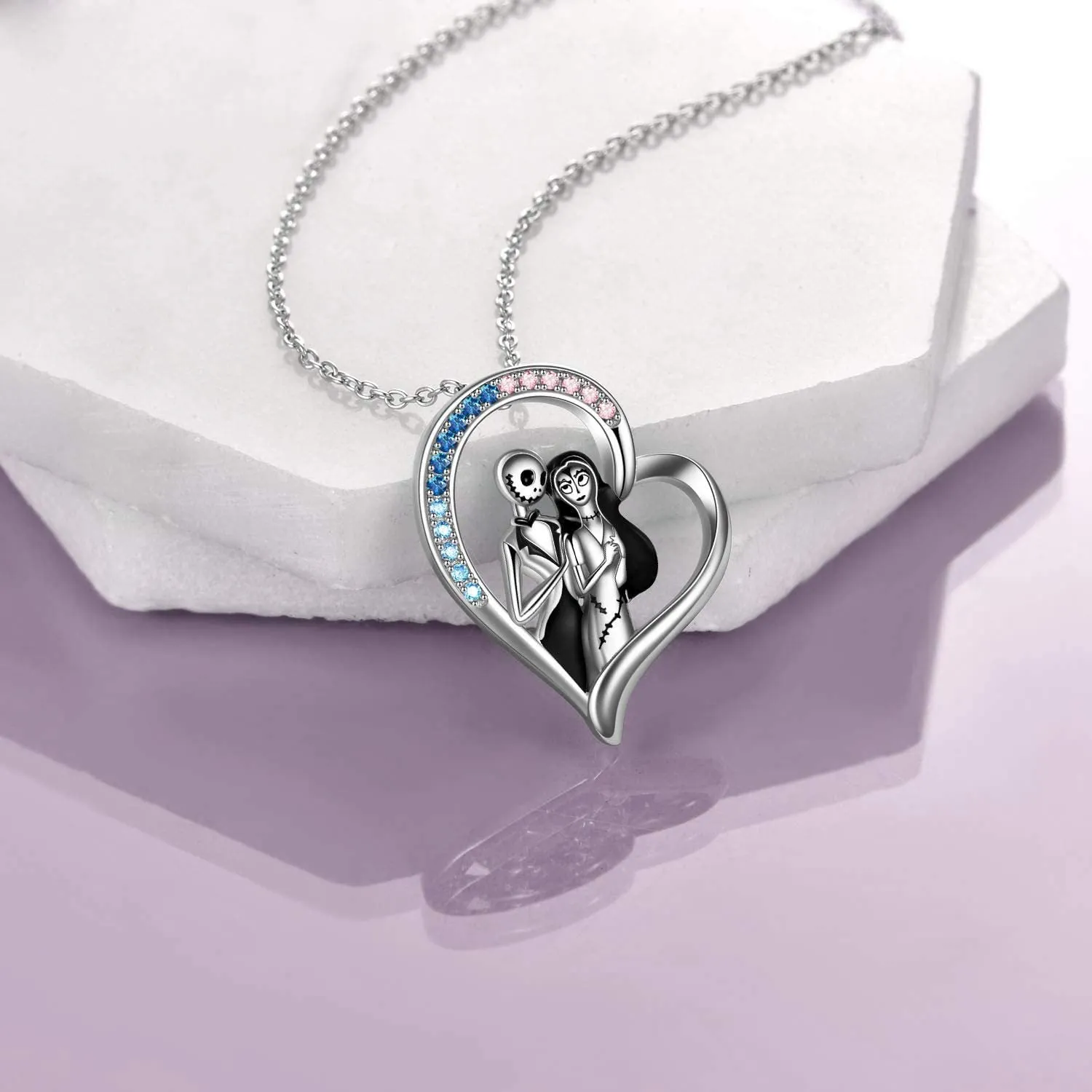 Ghost Face Doll Necklaces Pendant Gift For Girl Jewelry