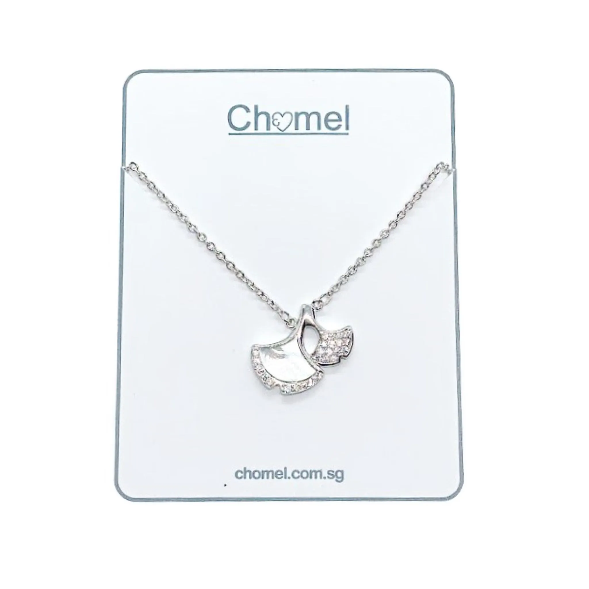 Gingko Leaf Mother of Pearl Necklace