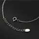 Glossy Cross Charm Bracelet - Sterling Silver