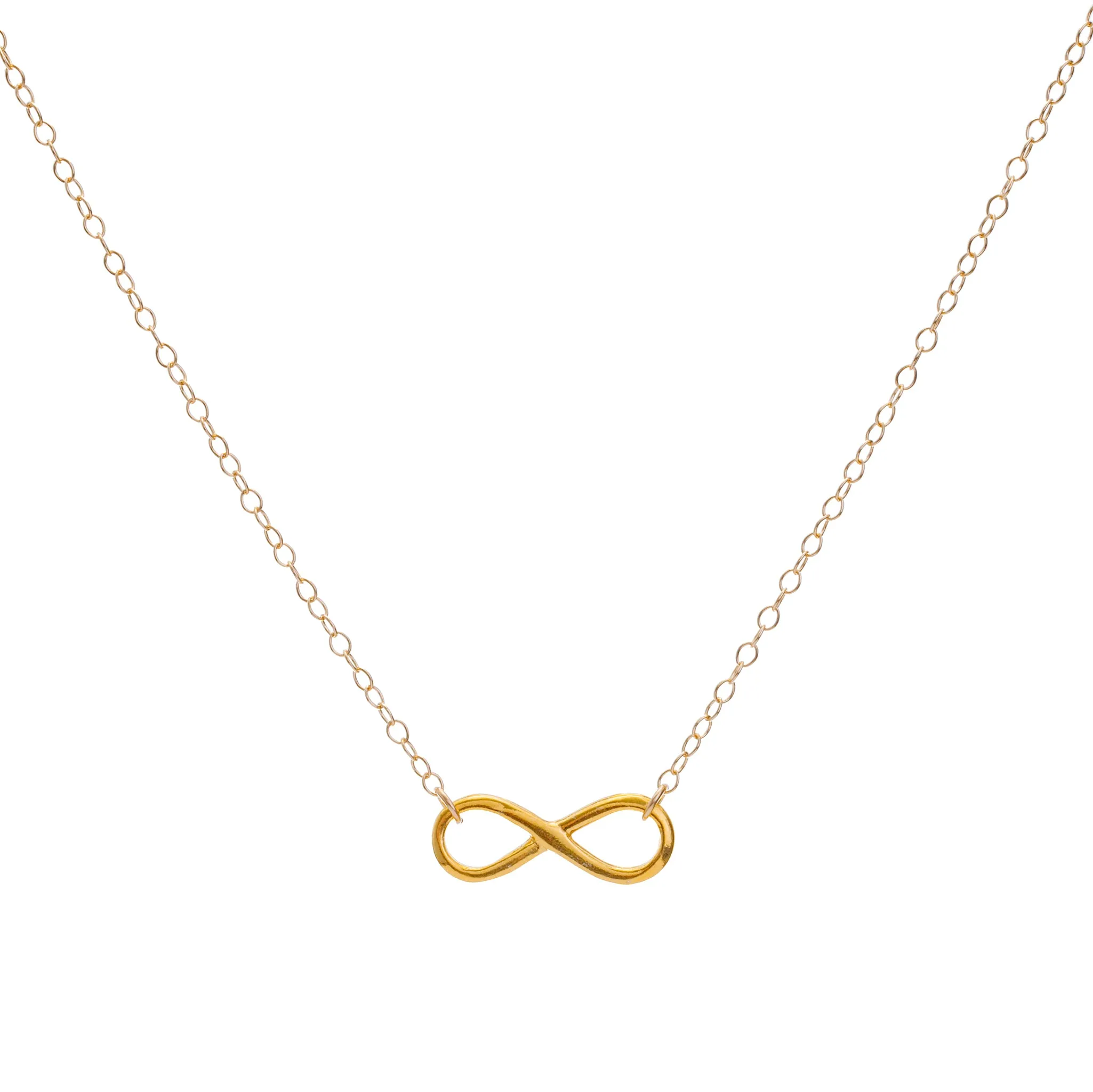 Gold Infinity Loop Necklace