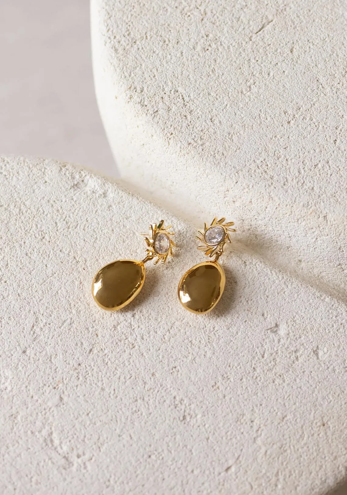 GOLD SOL EARRINGS
