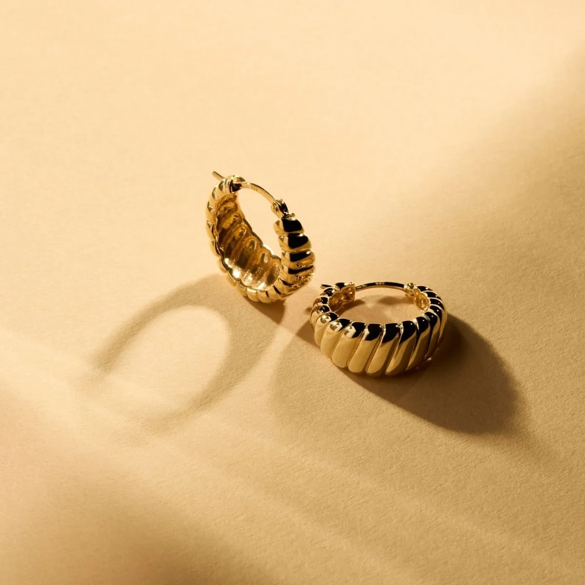 Gold Thalassa Hoop Earrings