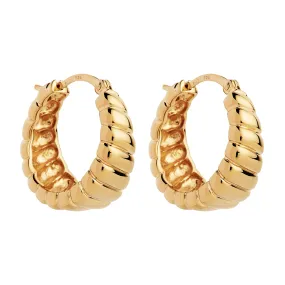 Gold Thalassa Hoop Earrings