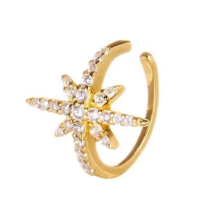 Gold Valhalla Starburst Cuff