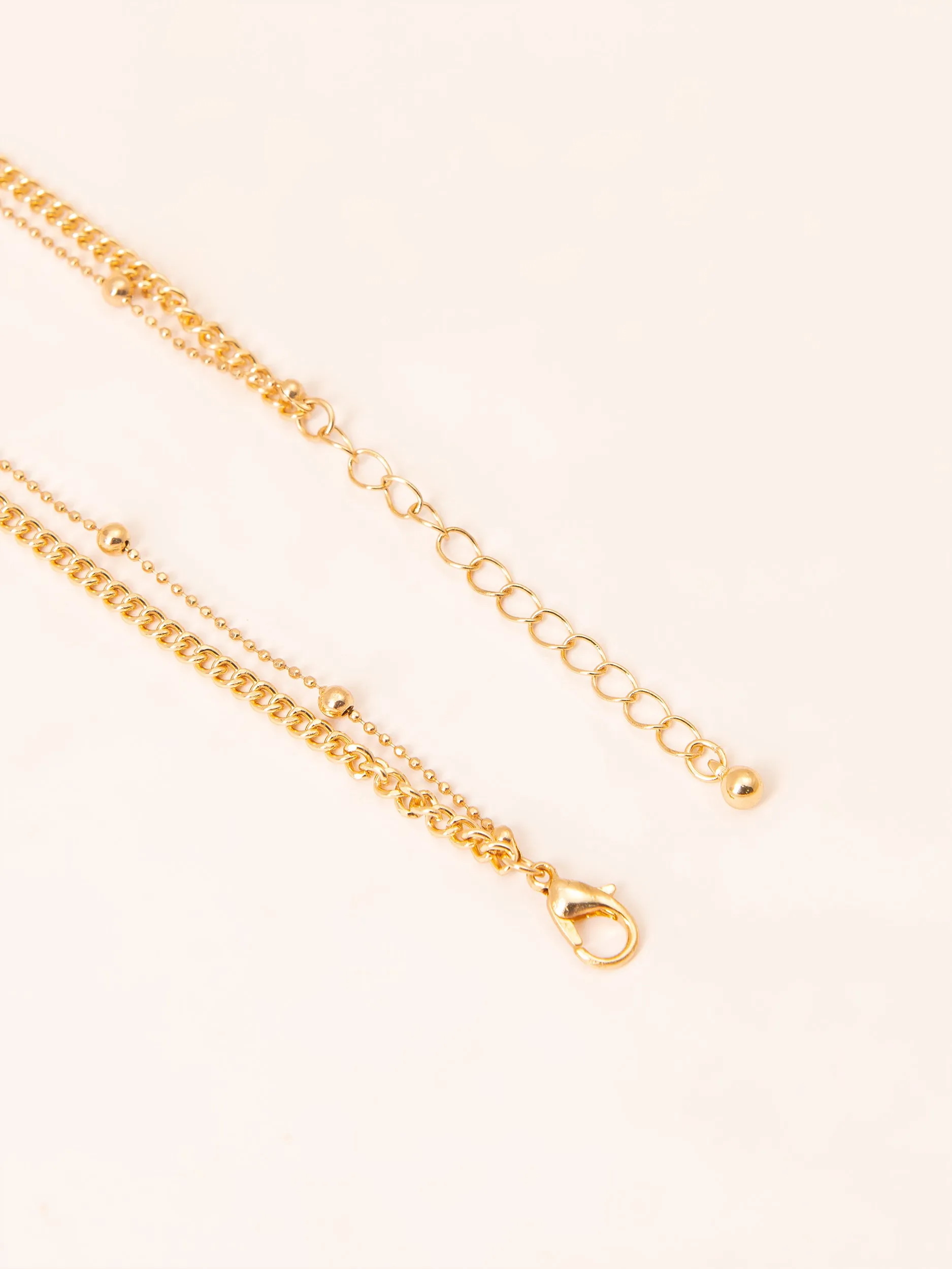 Golden Layered Anklet