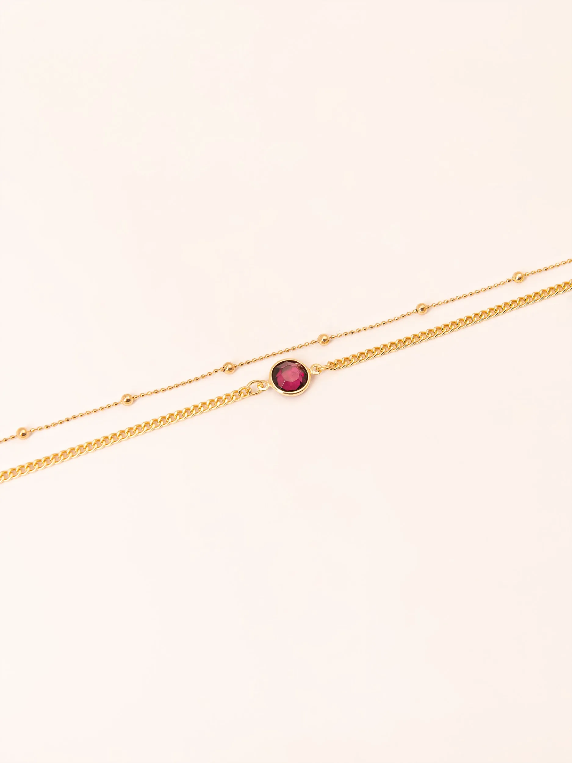 Golden Layered Anklet