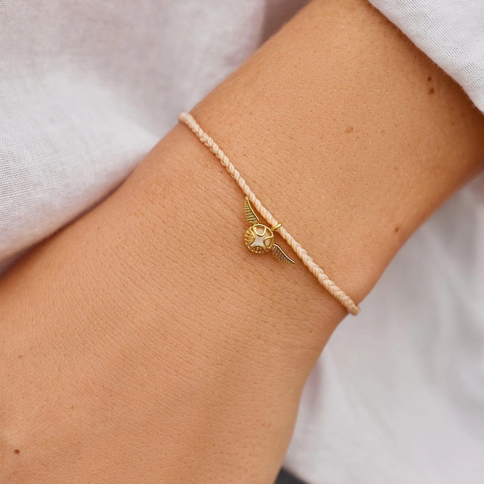 Golden Snitch Charm Bracelet