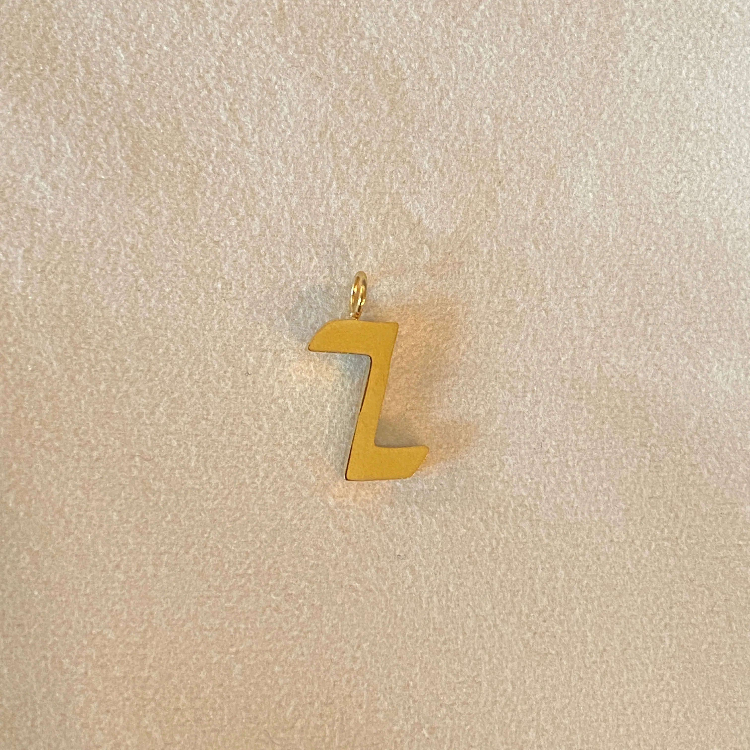 Gothic Letter Charm