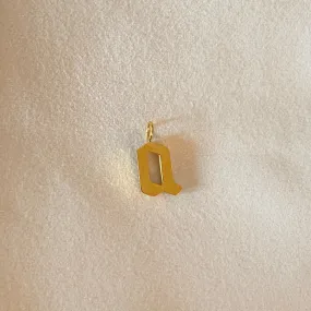Gothic Letter Charm