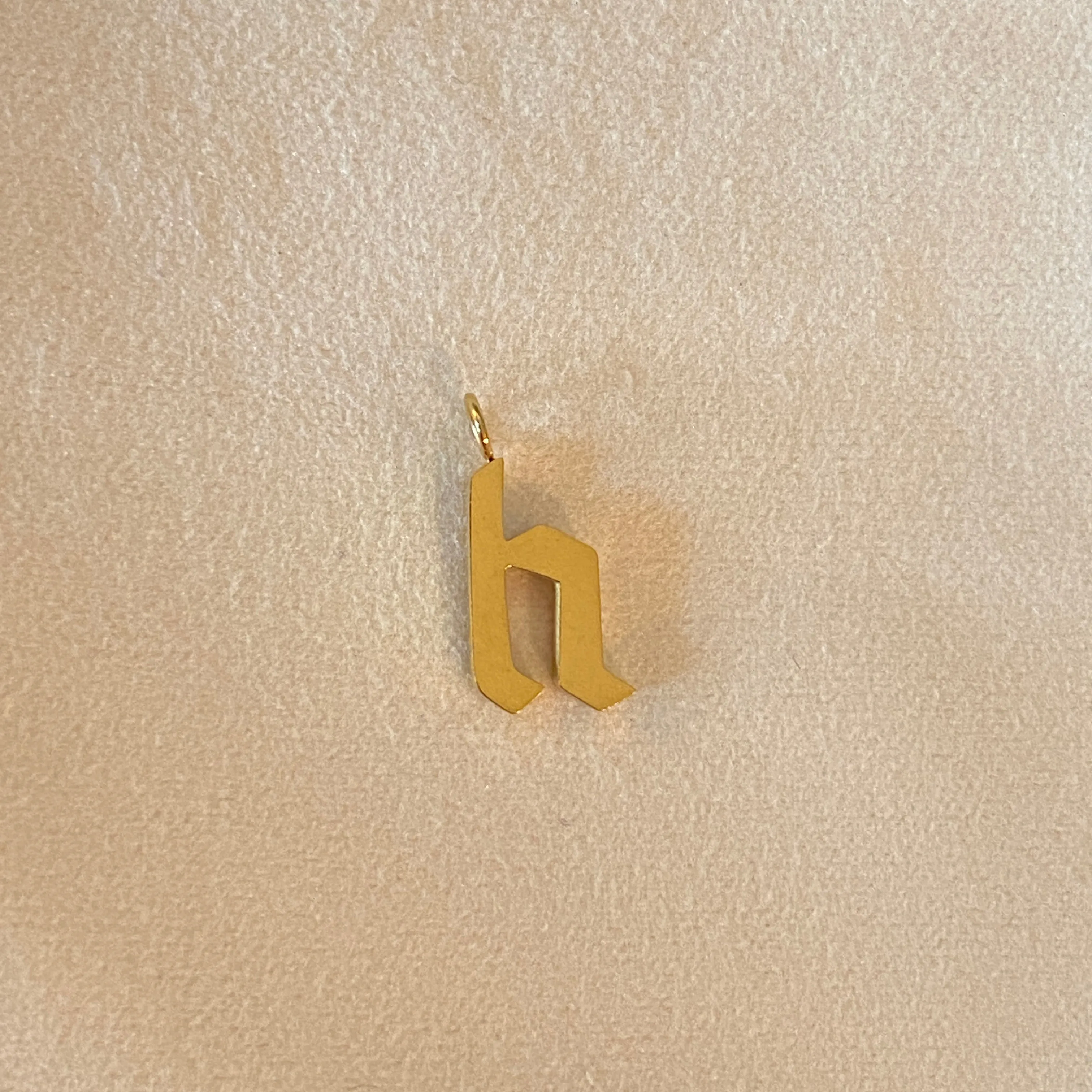 Gothic Letter Charm