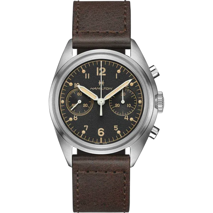 HAMILTON KHAKI AVIATION PIONEER MECHANICAL CHRONO H76409530